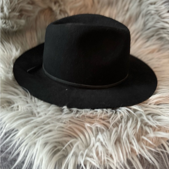 Broad Rim Felt Hat one Size - Picture 2 of 3